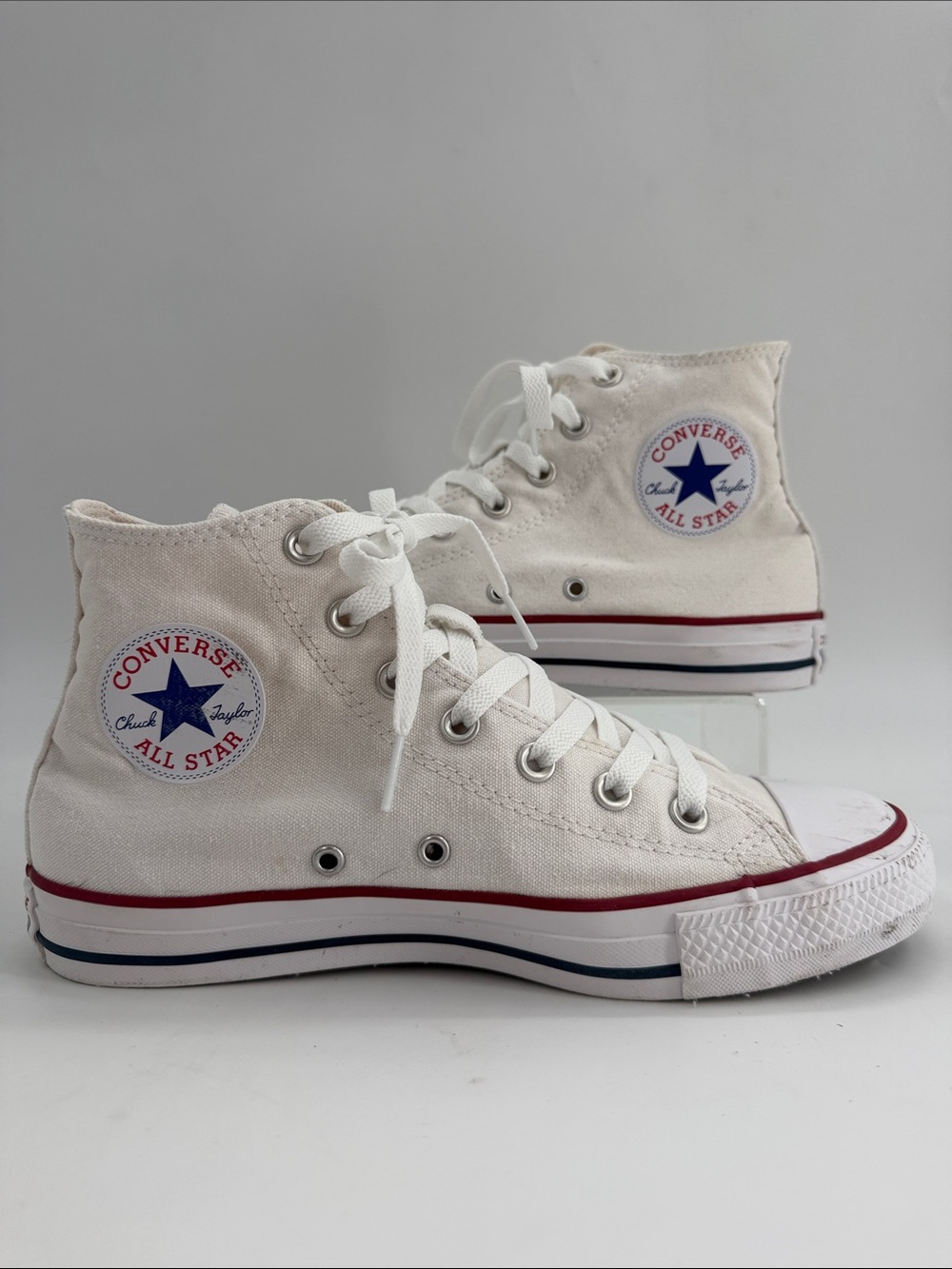 Converse All Star Hi Optical White Unisex Sized Mens Size 6.0 Women's Size 8.0